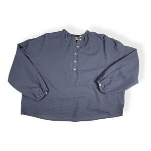 Universal Thread  Long Sleeve Half Button Blouse Small